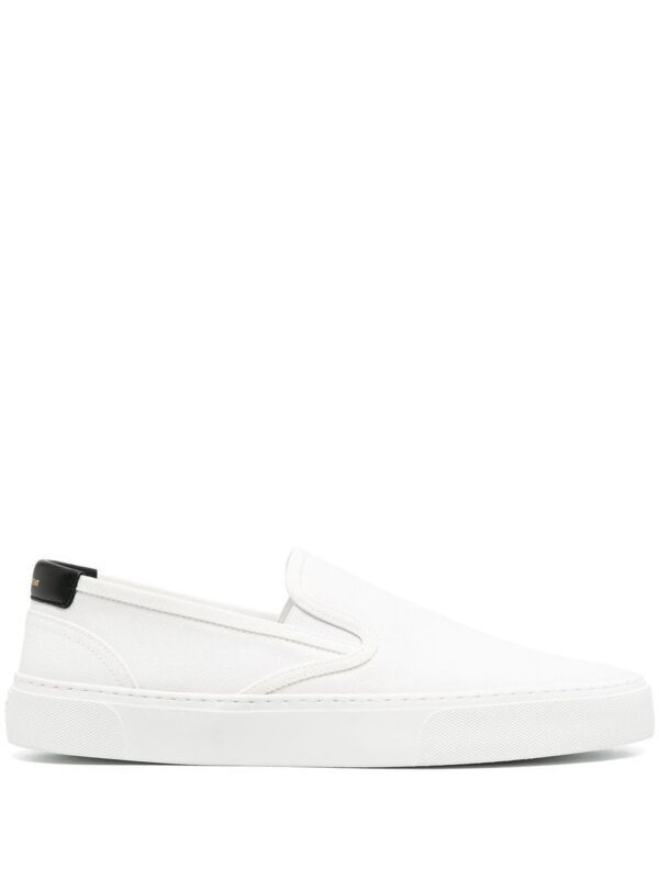 Saint Laurent  logo-print slip-on sneakers