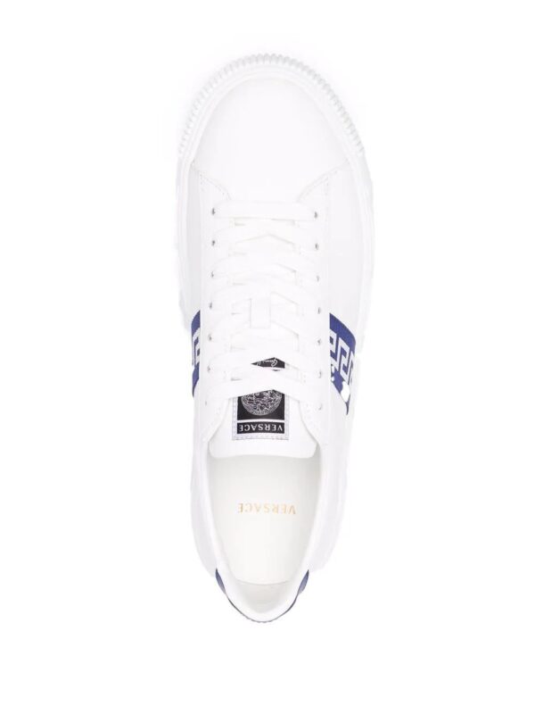 Versace  Greca stripe low-top sneakers - Image 4