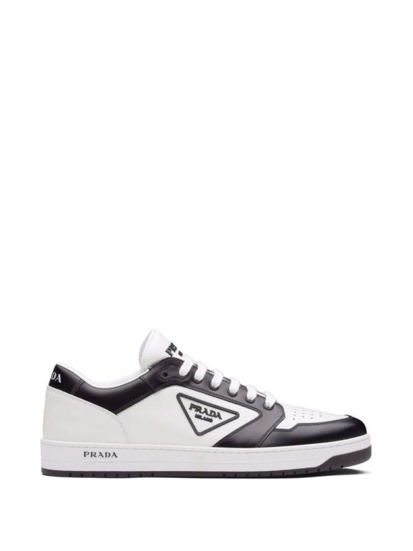 Prada  District low-top leather trainers