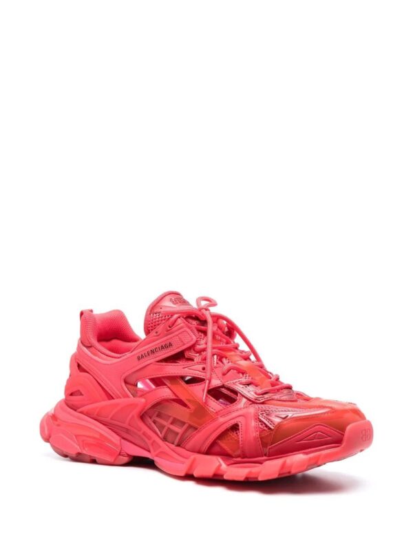 Balenciaga  track 2 layered metallic sneakers - Image 2