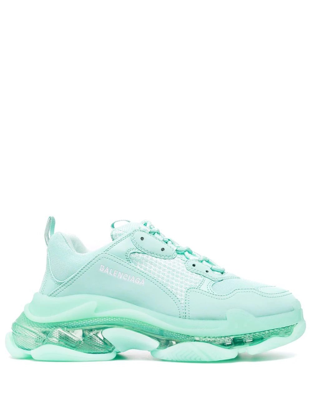 Balenciaga Triple S transparent-sole sneakers