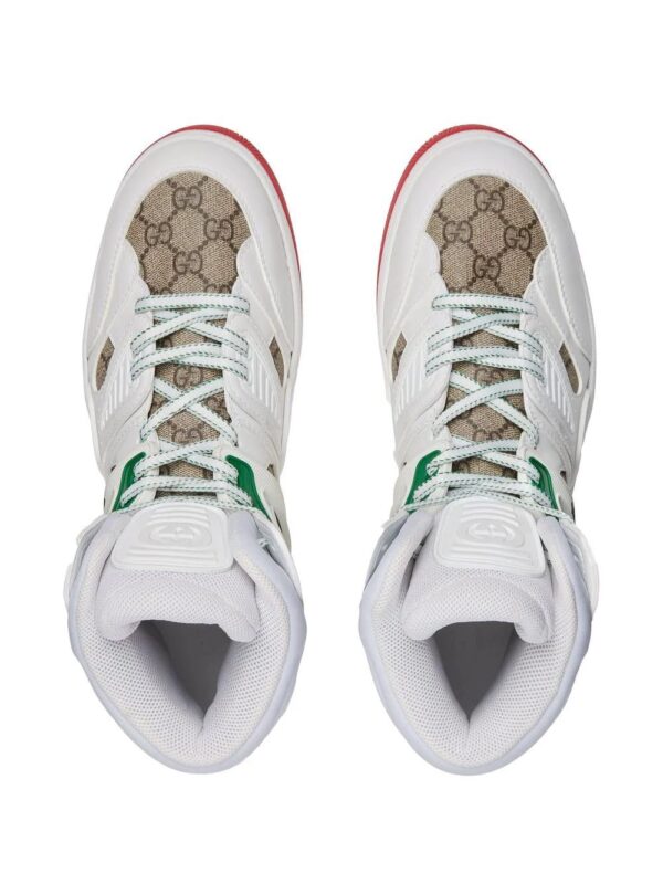 Gucci  Gucci Basket white high-top sneakers - Image 4