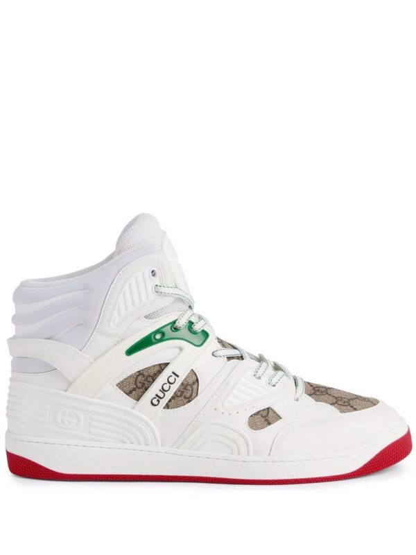 Gucci  Gucci Basket white high-top sneakers