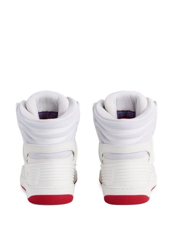 Gucci  Gucci Basket white high-top sneakers - Image 3