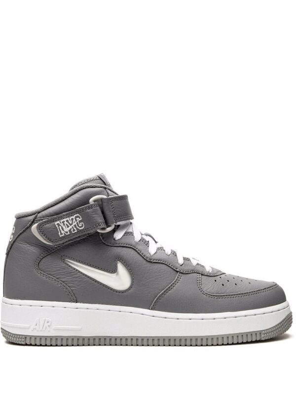 Nike  Air Force 1 Mid QS "Jewel NYC Cool Grey" sneakers