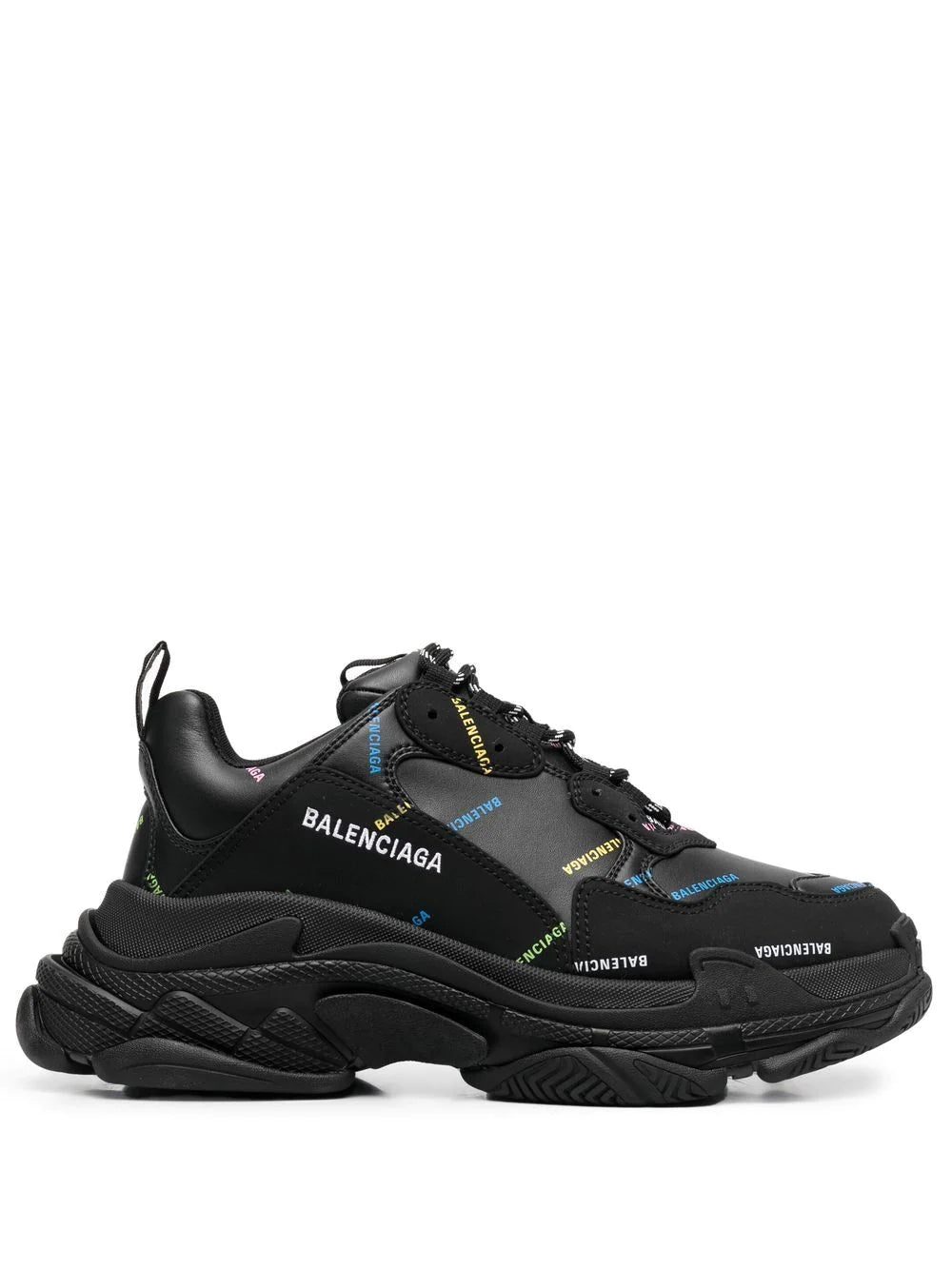 Balenciaga Triple S all-over logo sneakers