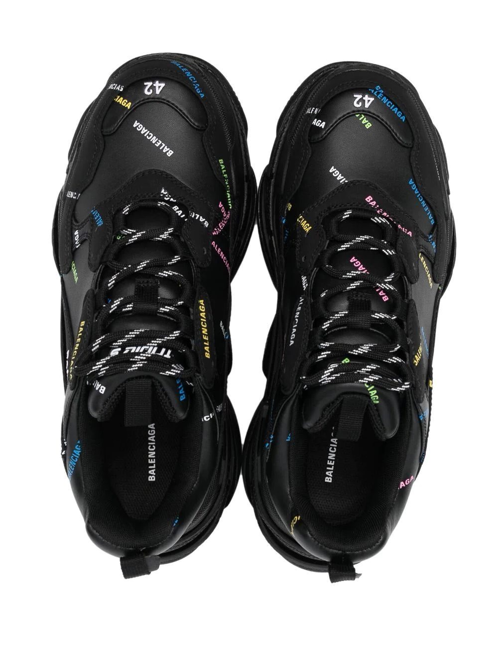 Balenciaga Triple S all-over logo sneakers - Image 4