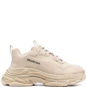 Balenciaga Triple S faux-leather sneakers
