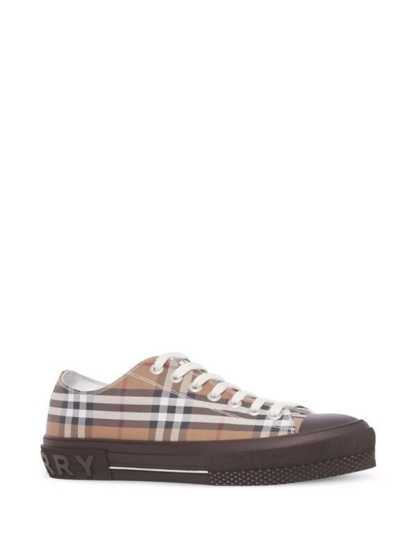 Burberry  Vintage check cotton sneakers - Image 2