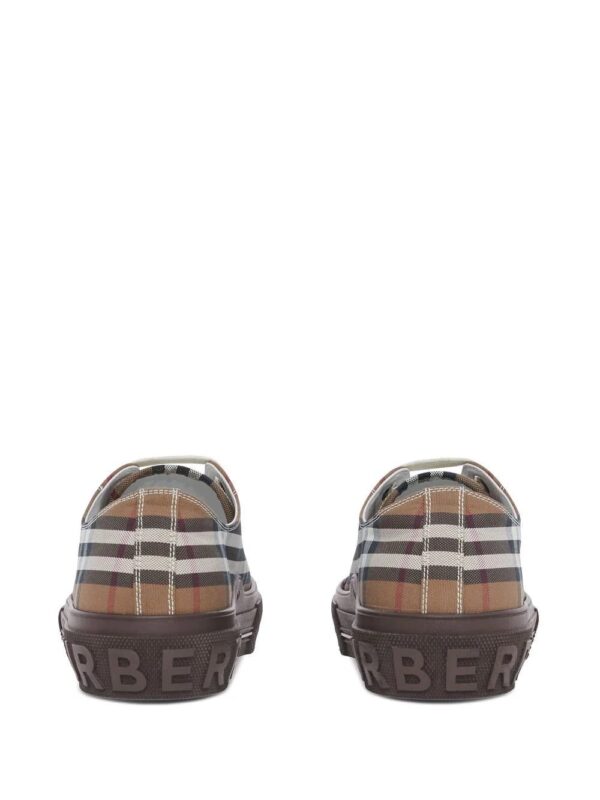Burberry  Vintage check cotton sneakers - Image 3