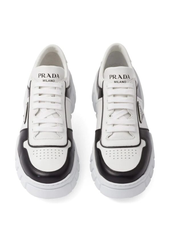 Prada  low-top leather sneakers - Image 4