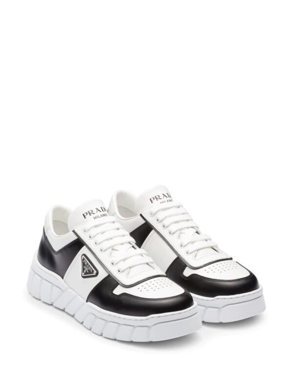 Prada  low-top leather sneakers - Image 2