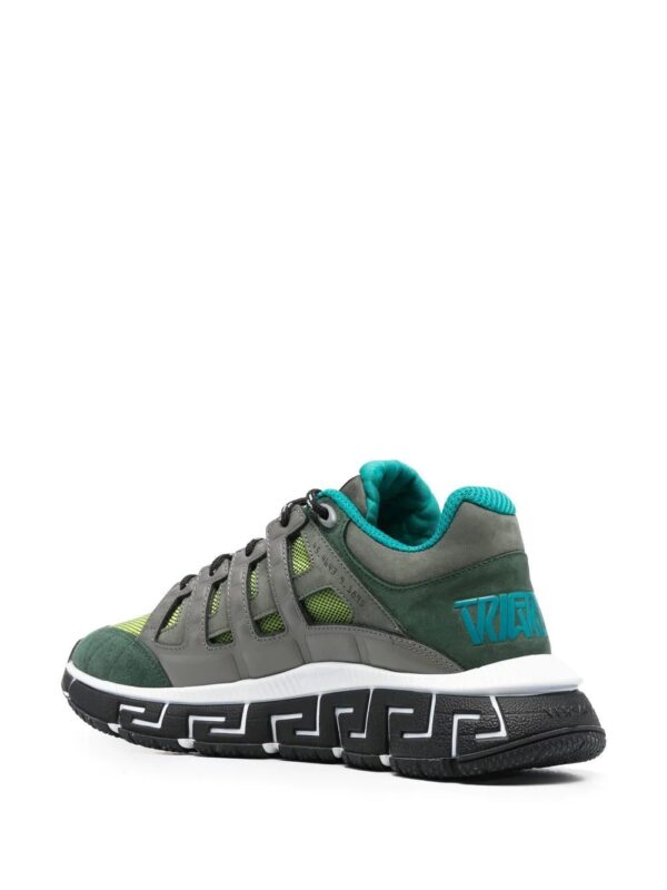 Versace Greca panelled slip-on sneakers - Image 3