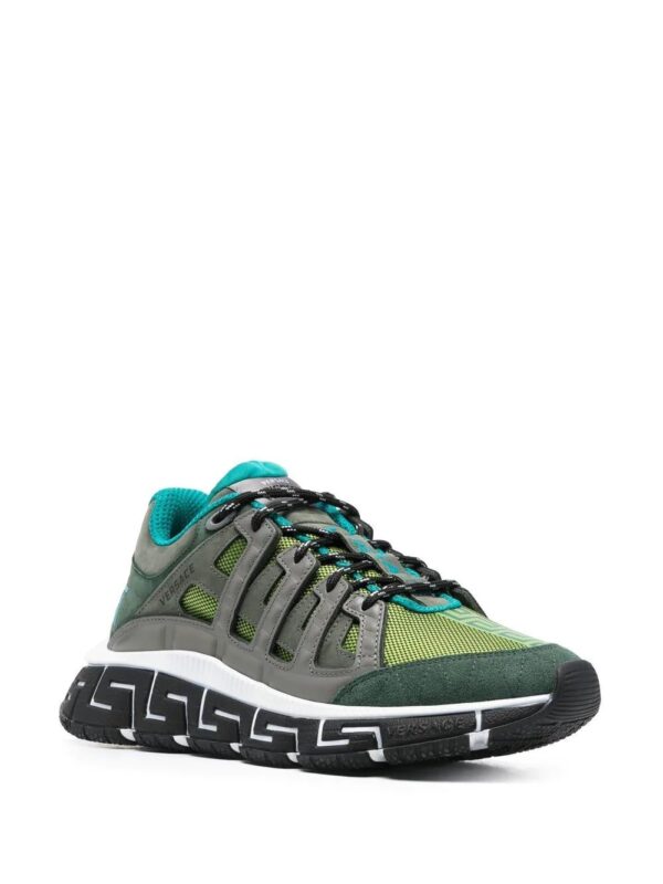 Versace Greca panelled slip-on sneakers - Image 2