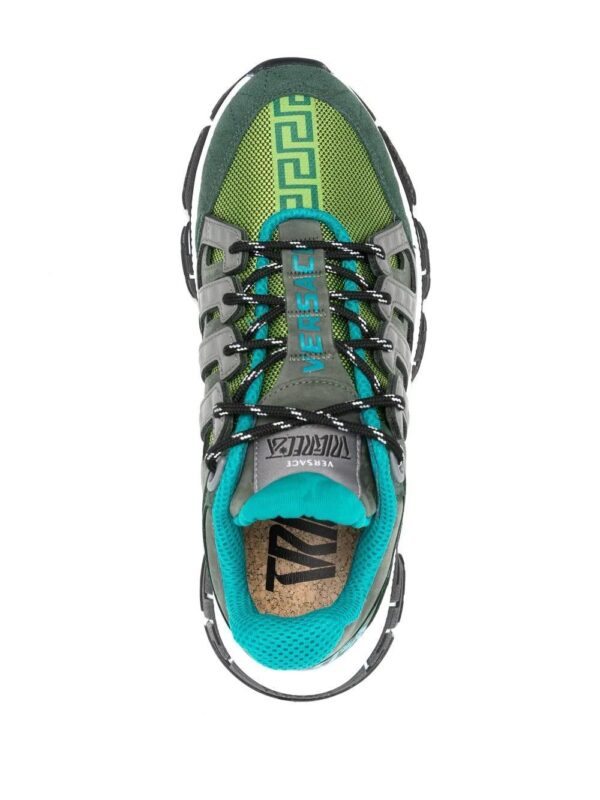 Versace Greca panelled slip-on sneakers - Image 4