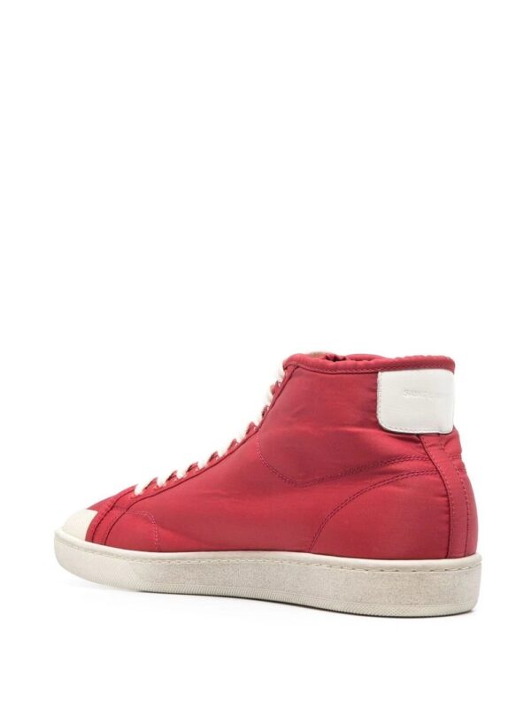 Saint Laurent  logo-print high-top trainers - Image 3