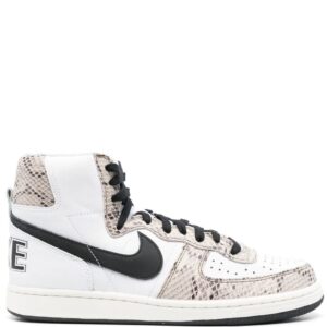 Nike snakeskin high-top sneakers