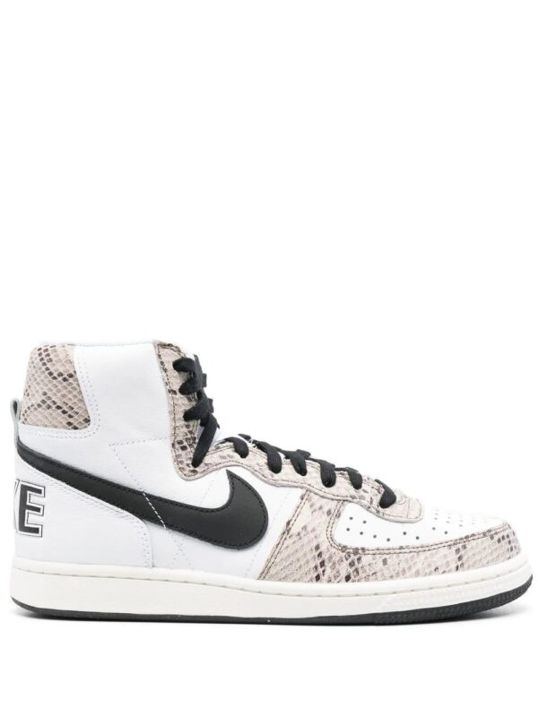 Nike  snakeskin high-top sneakers