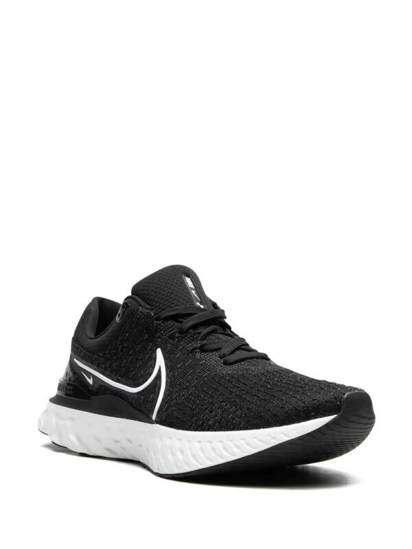 Nike  React Infinity Run Flyknit 3 "Black/White" sneakers - Image 2