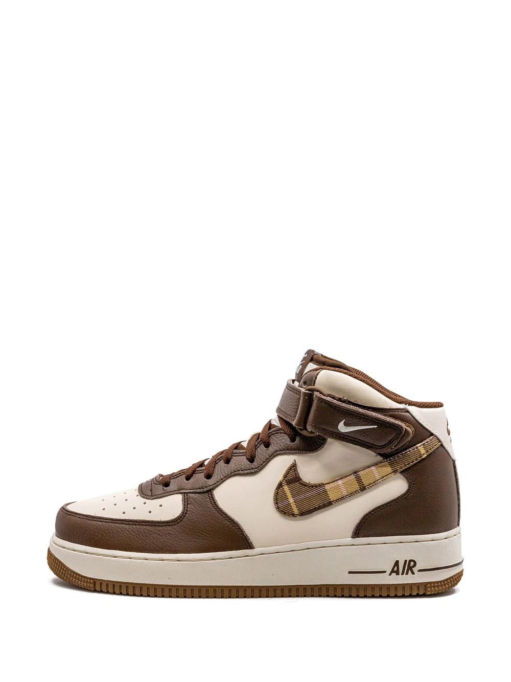 Nike Air Force 1 Mid "Brown Plaid" sneakers - Image 4