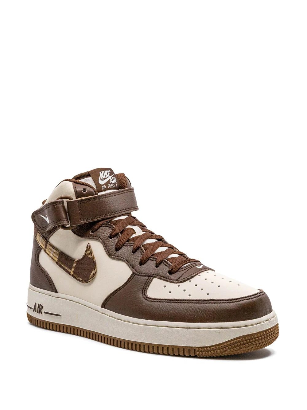Nike Air Force 1 Mid "Brown Plaid" sneakers - Image 2