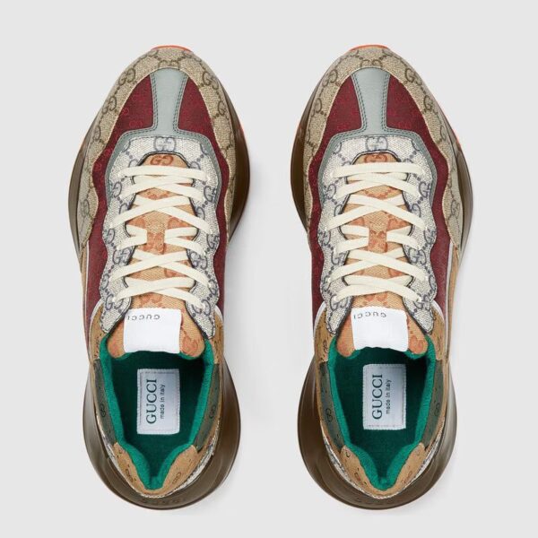 Gucci Men's GG Rhyton sneaker - Image 3