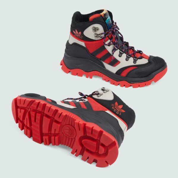 adidas x Gucci men's lace up boot - Image 4