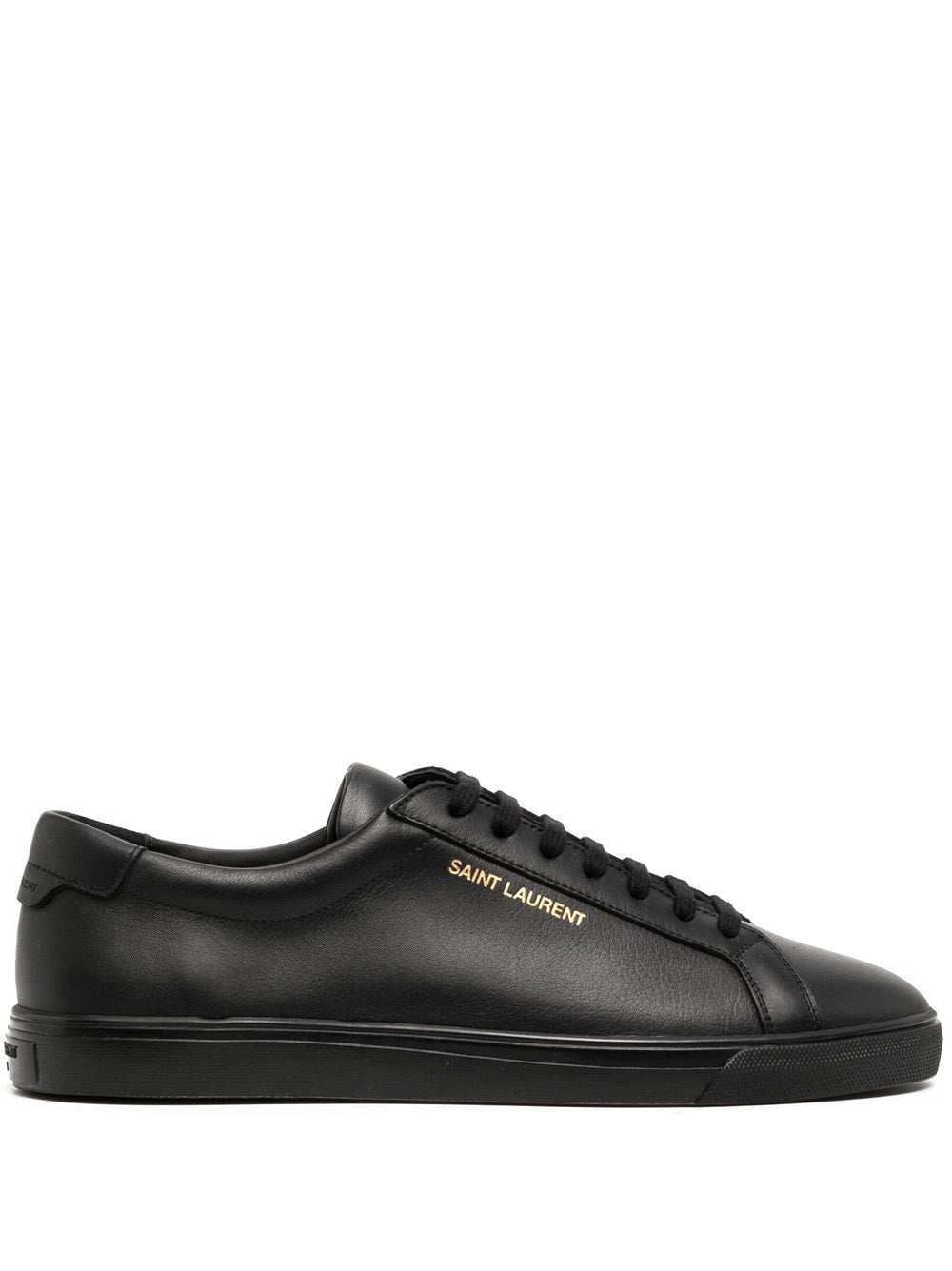 Saint Laurent Andy leather low-top sneakers - Image 3