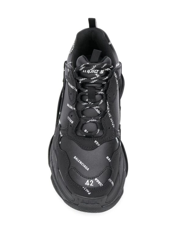 Balenciaga  Allover Logo Triple S sneakers - Image 4
