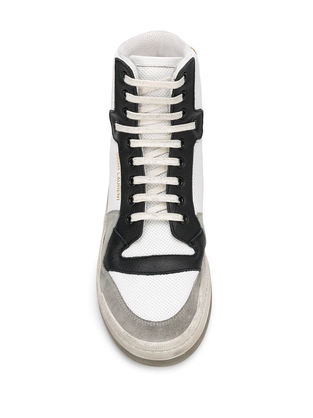Saint Laurent panelled high-top sneakers - Image 4