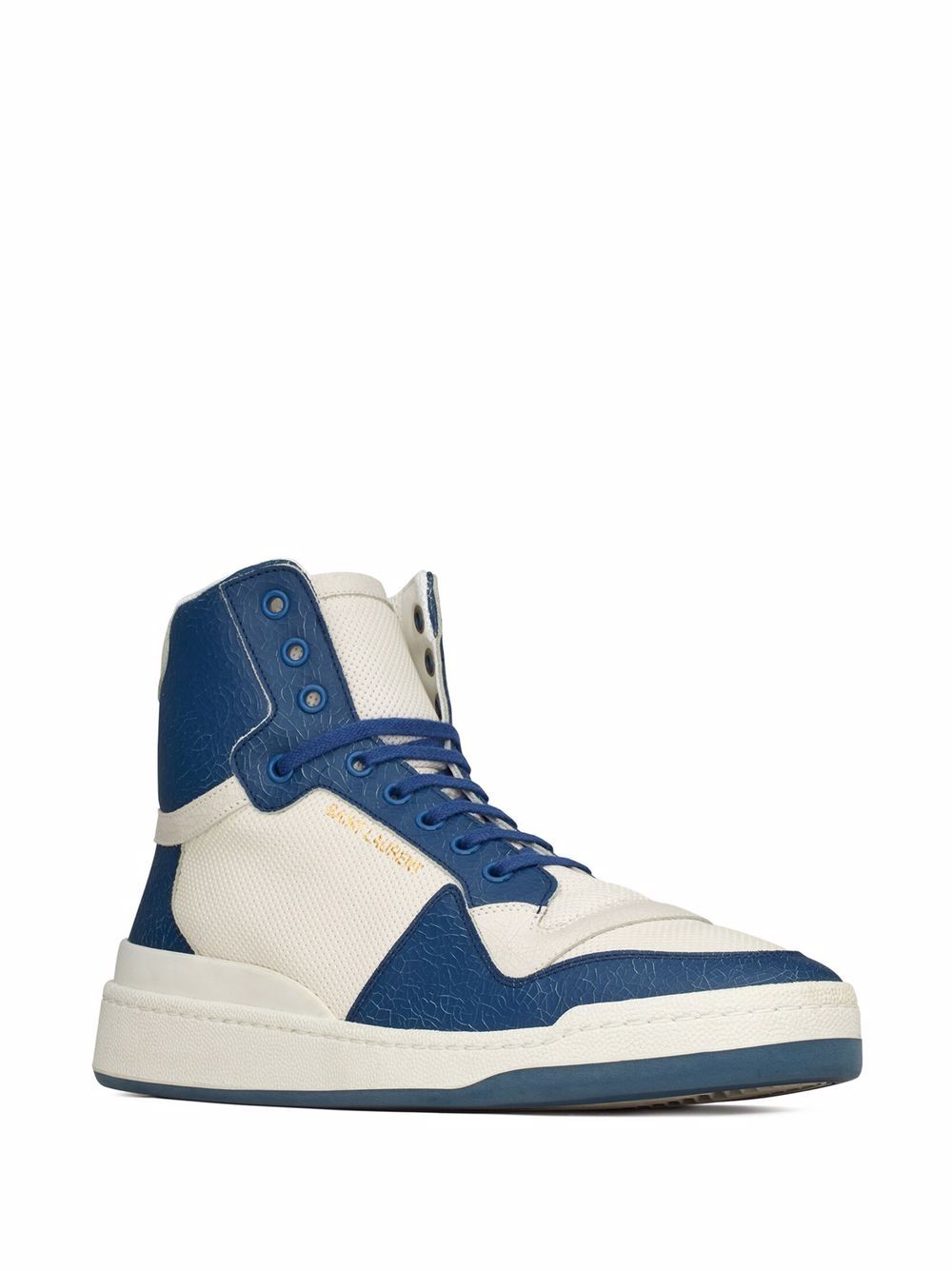 Saint Laurent colour-block high-top sneakers - Image 2