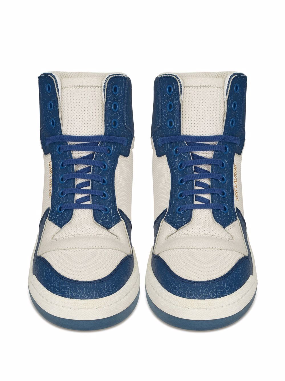 Saint Laurent colour-block high-top sneakers - Image 4