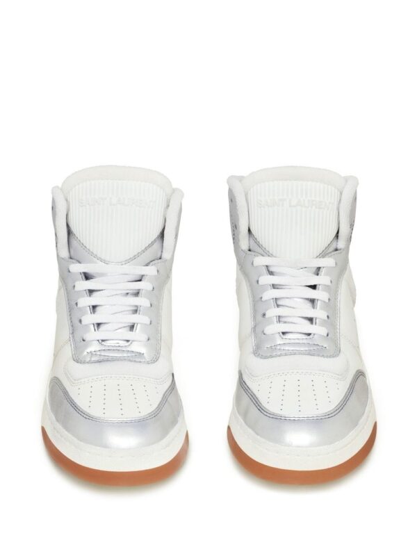 Saint Laurent high-top leather sneakers - Image 4