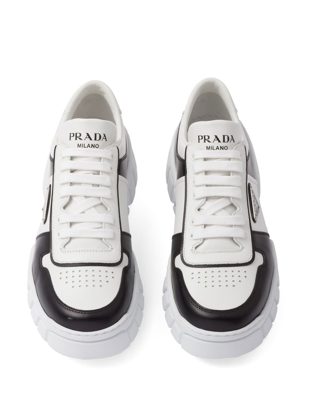 Prada low-top leather sneakers - Image 4