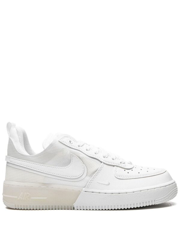 Nike Air Force 1 React "Triple White" sneakers