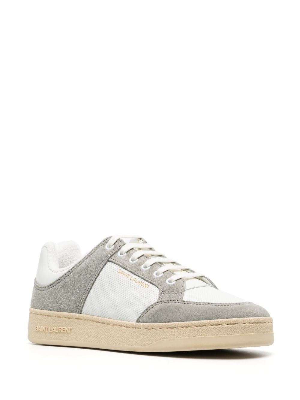 Saint Laurent panelled lace-up sneakers - Image 2