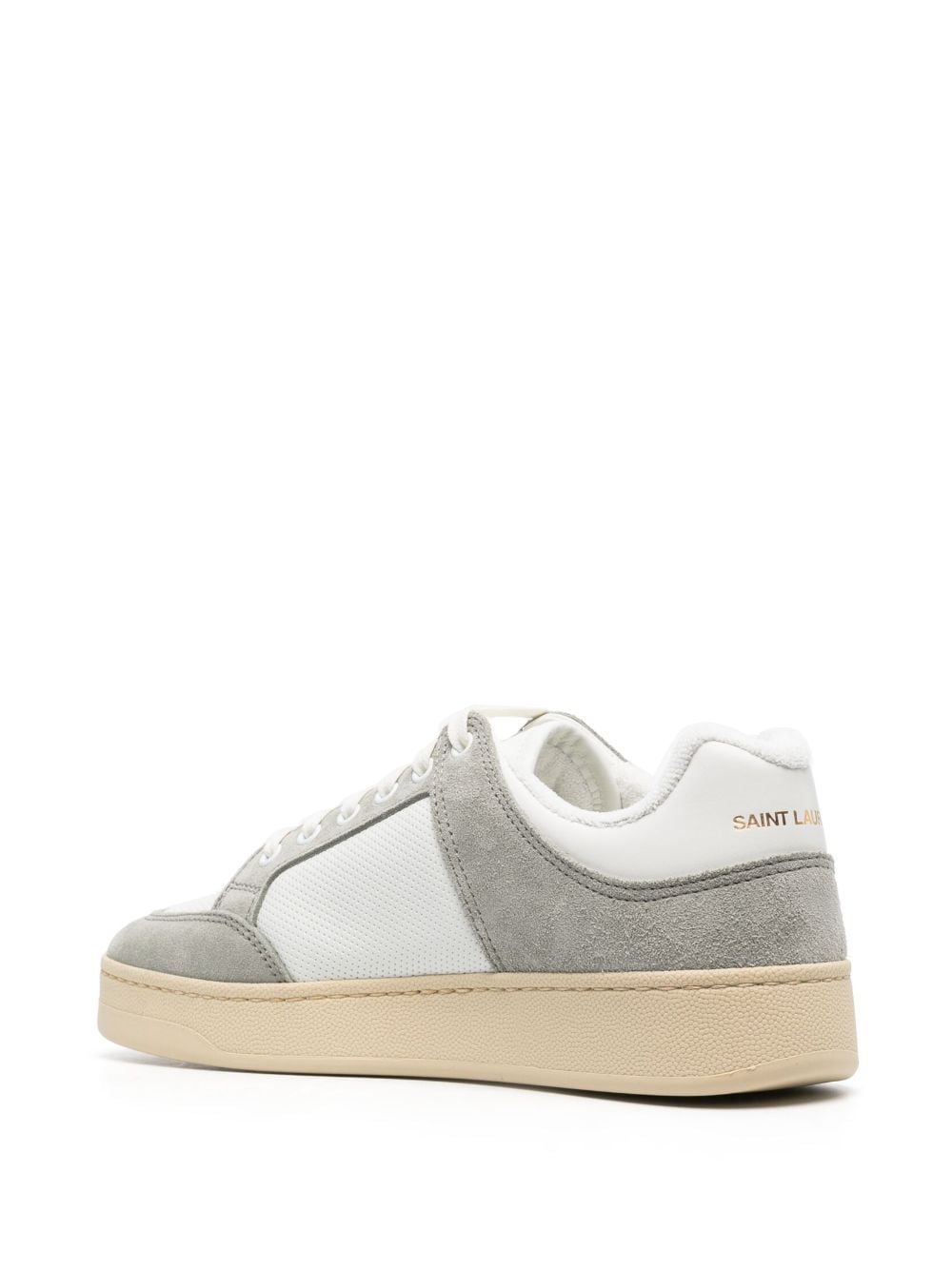 Saint Laurent panelled lace-up sneakers - Image 3