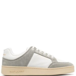 Saint Laurent panelled lace-up sneakers