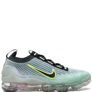 Nike Air Vapormax Flyknit 2021 ''Volt/Black-Photo Blue-Metallic'' sneakers