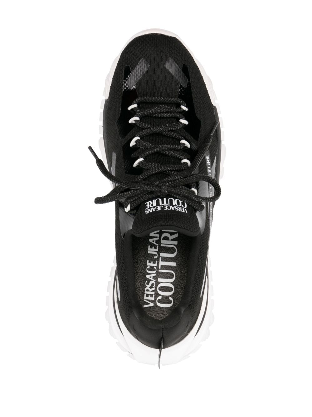 Versace Jeans Couture panelled lace-up sneakers - Image 4