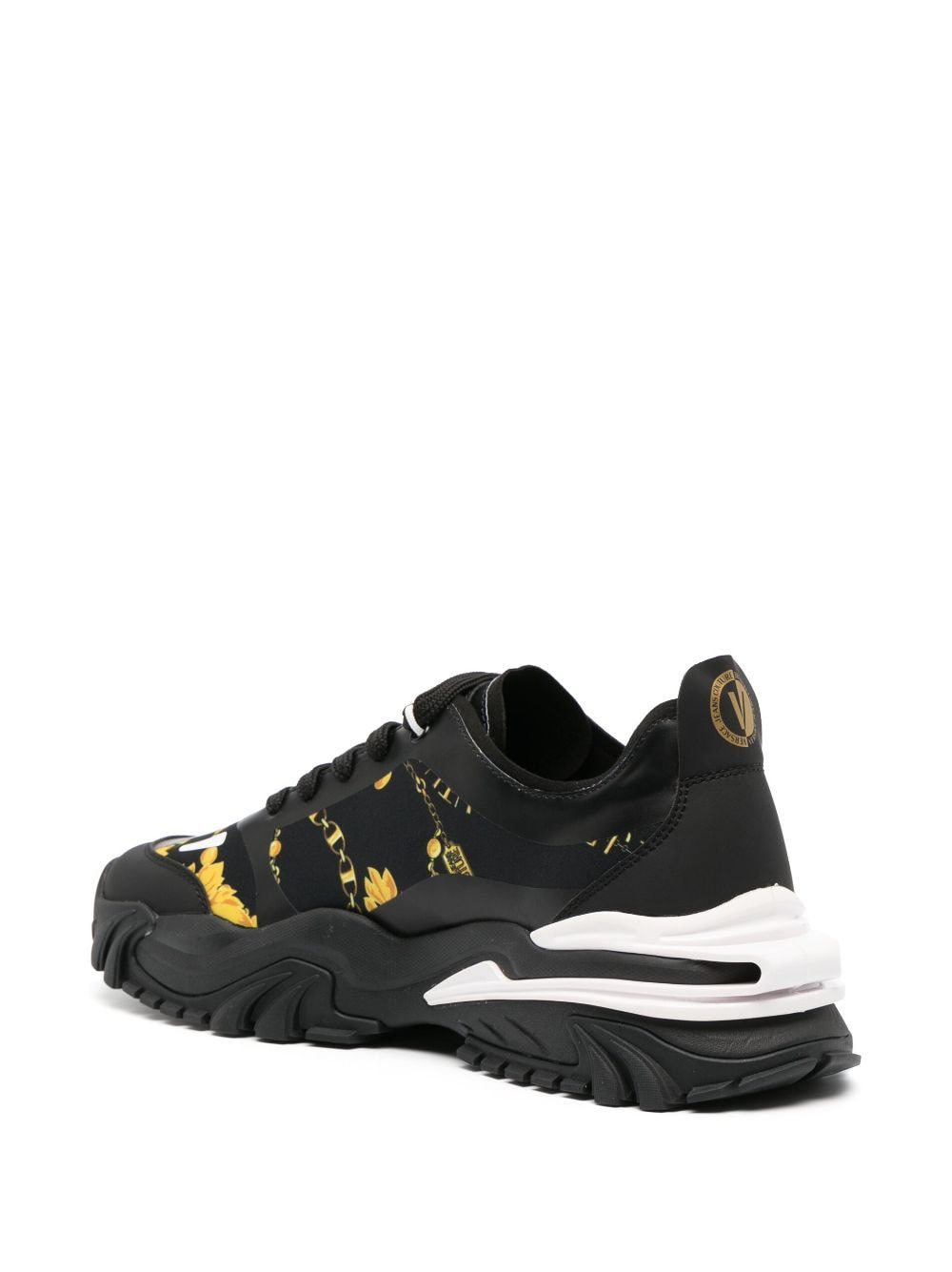 Versace Jeans Couture Chain Couture-print sneakers - Image 3