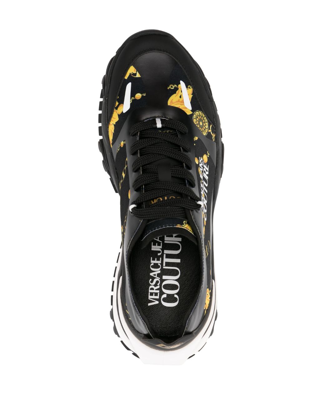Versace Jeans Couture Chain Couture-print sneakers - Image 4
