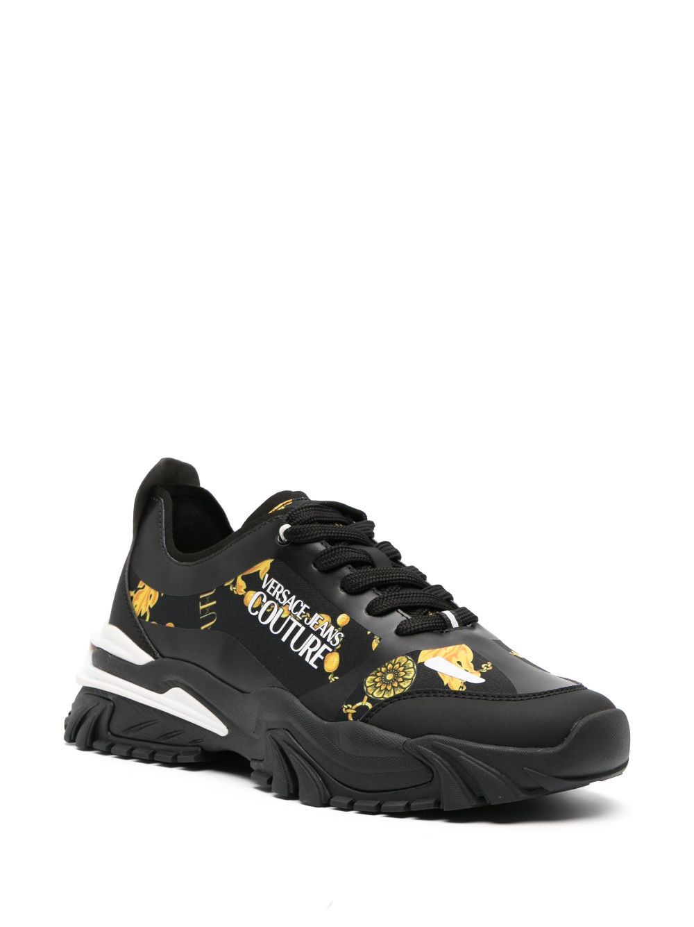 Versace Jeans Couture Chain Couture-print sneakers - Image 2