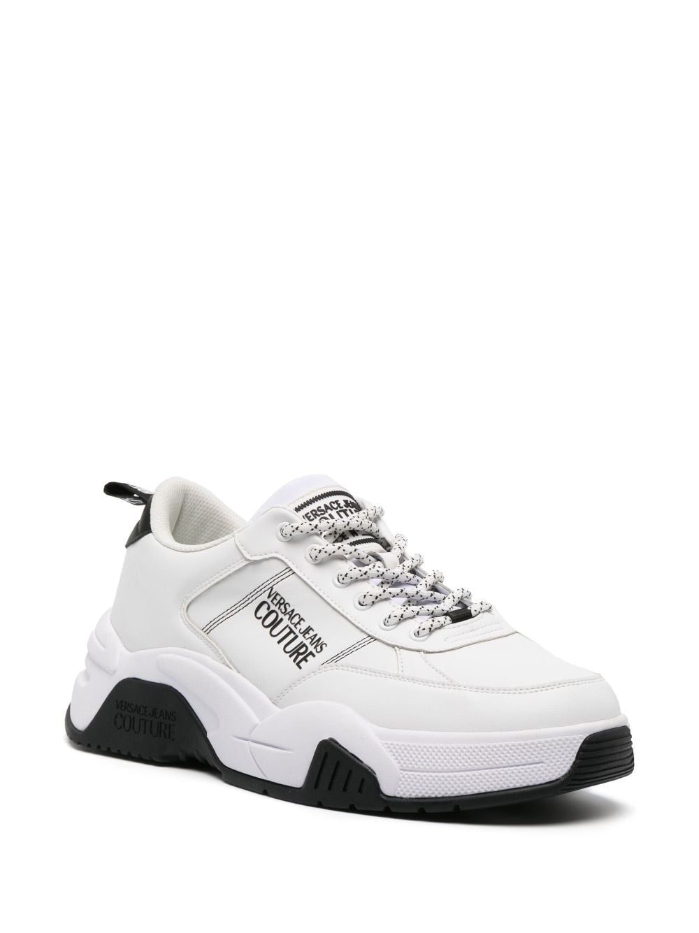 Versace Jeans Couture logo-print lace-up sneakers - Image 2