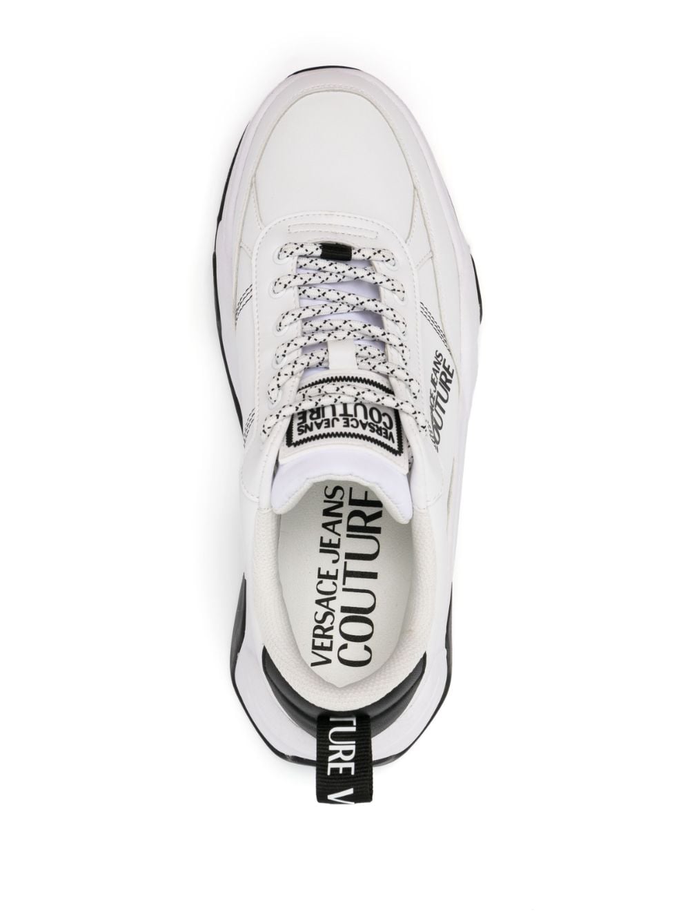 Versace Jeans Couture logo-print lace-up sneakers - Image 4
