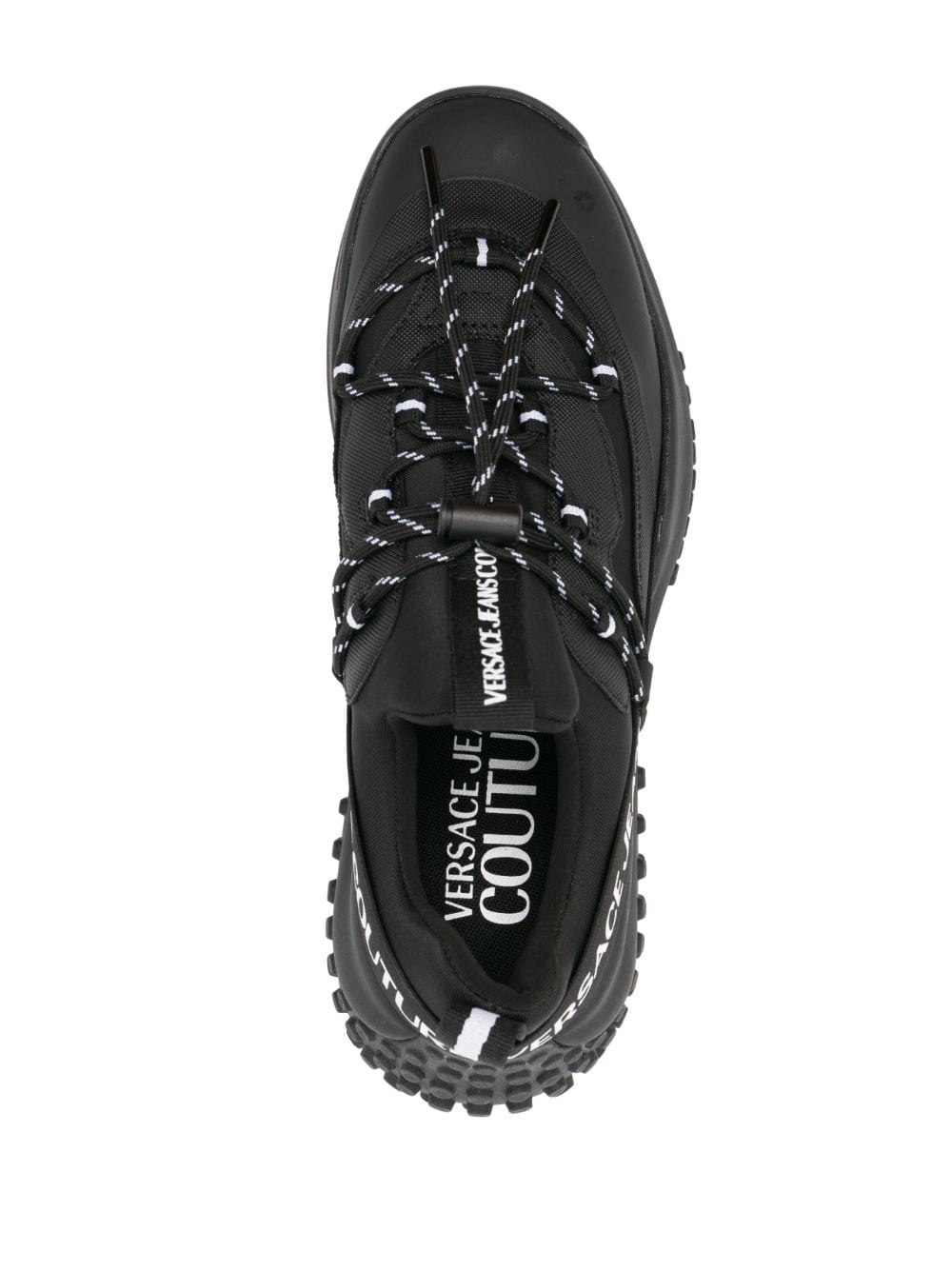 Versace Jeans Couture logo-print lace-up sneakers - Image 4