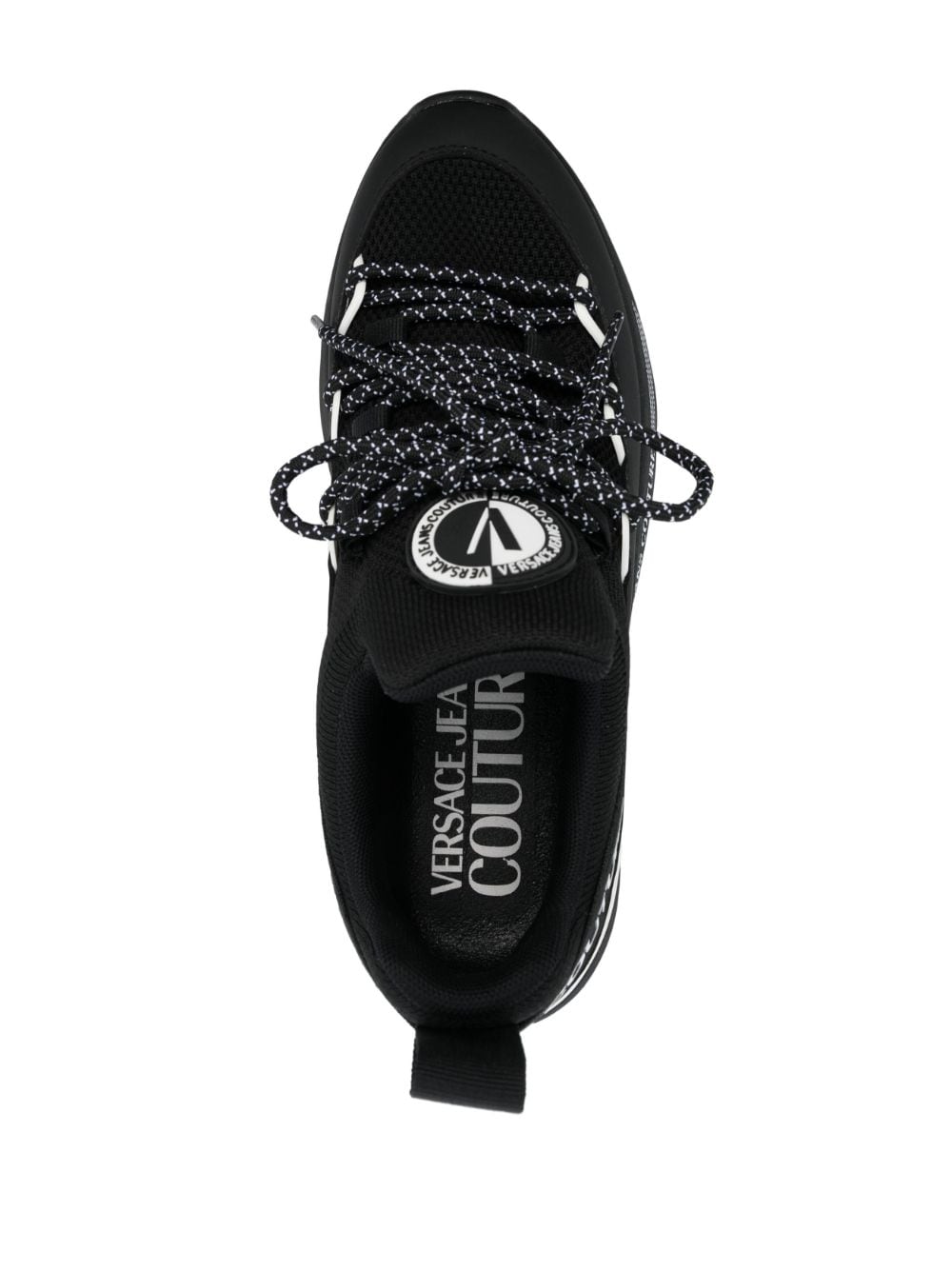 Versace Jeans Couture logo-patch low-top sneakers - Image 4