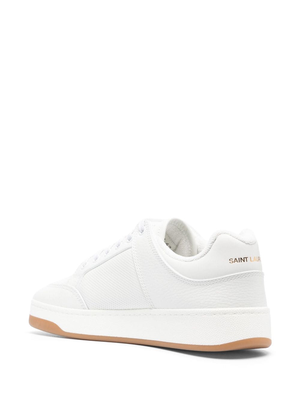 Saint Laurent SL/61 leather perforated sneakers - Image 3