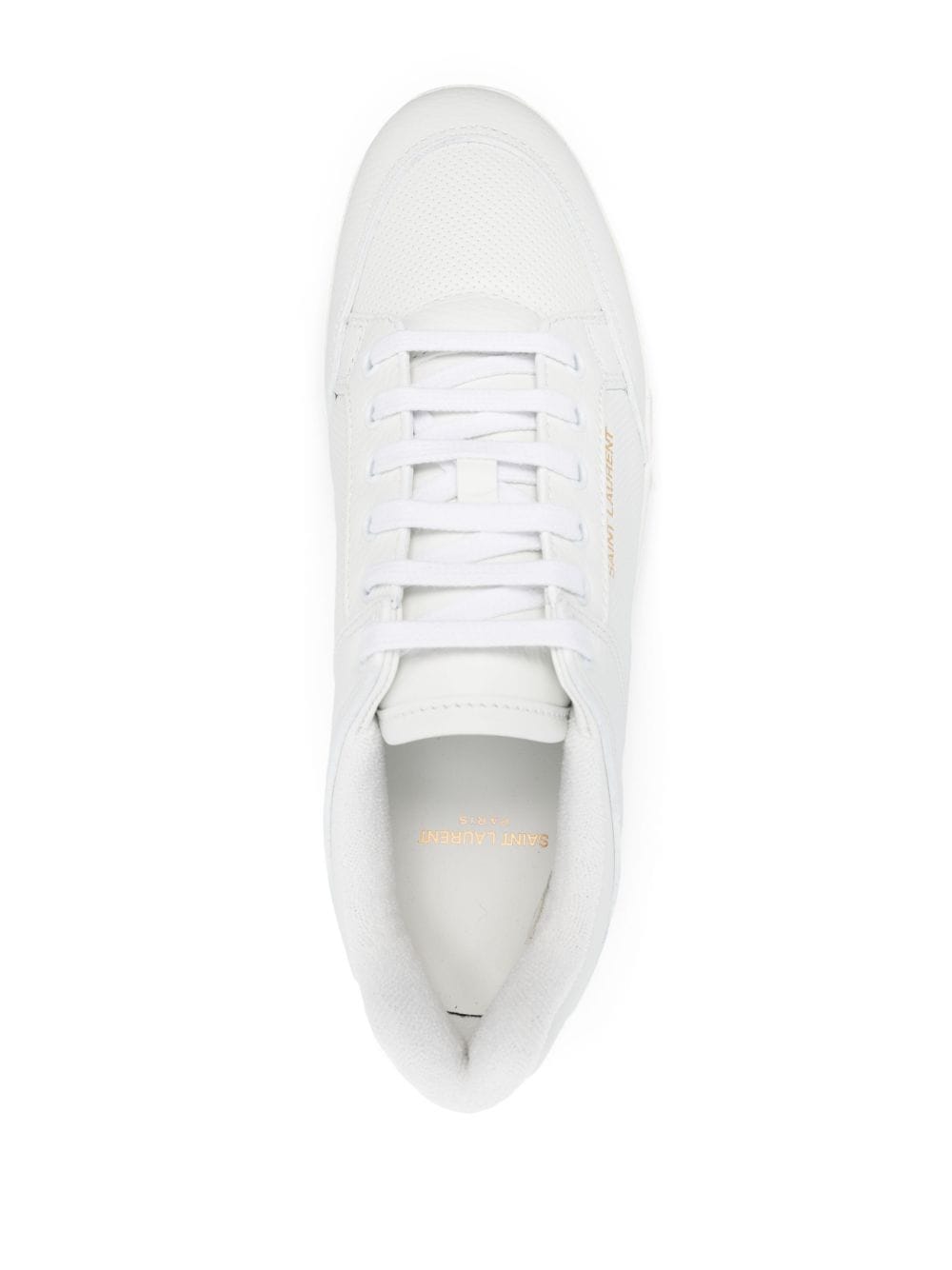 Saint Laurent SL/61 leather perforated sneakers - Image 4