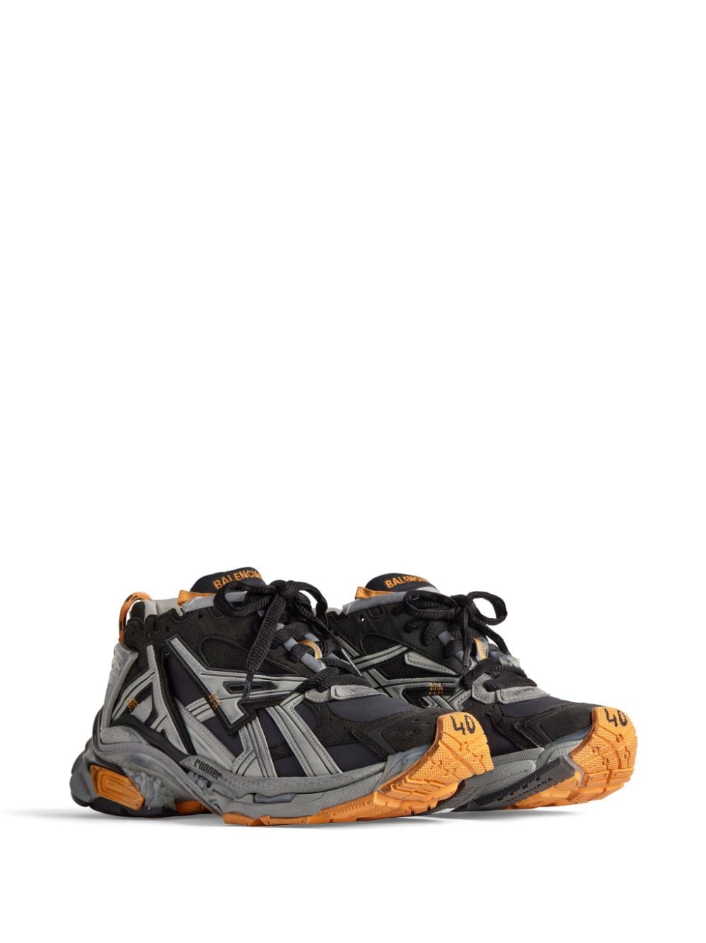 Balenciaga Runner distressed panelled sneakers - Image 5
